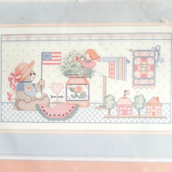 Vintage 1990 From the Heart "Favorite Country Things" Counted Cross Stitch 53546 - Picture 3 of 7